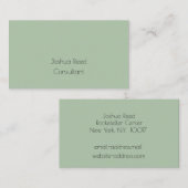 Eenvoudig en professioneel Visitekaartje (Voorkant / Achterkant)