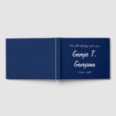 Eenvoudig en schoon begrafenis/Memorial Guest Book Gastenboek (Volledig)