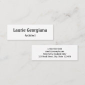 Eenvoudig en schoon Visitekaartje (Voorkant / Achterkant)