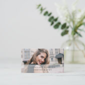 Eenvoudig en schoon | Visitekaartjes voor fotograf (Staand voorkant)