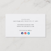 Eenvoudig en schoon | Visitekaartjes voor fotograf (Achterkant)