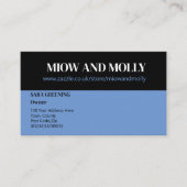 Eenvoudig en stijlvol bedrijf bellen visitekaartje (Voorkant)