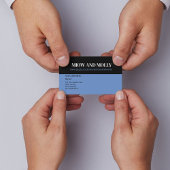 Eenvoudig en stijlvol bedrijf bellen visitekaartje