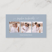 Eenvoudig en stijlvol | Drie fotograaf Visitekaartje (Voorkant)