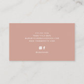 Eenvoudig en stijlvol | Drie fotograaf Visitekaartje (Achterkant)