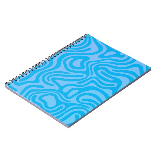 Eenvoudig en stijlvol ontwerp Abstract spiral carn Notitieboek (Linkerzijde)