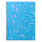 Eenvoudig en stijlvol ontwerp Abstract spiral carn Notitieboek (Voorkant)