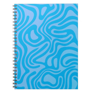 Eenvoudig en stijlvol ontwerp Abstract spiral carn Notitieboek