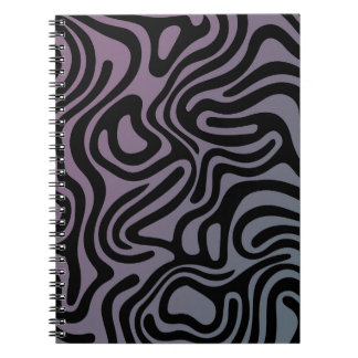 Eenvoudig en stijlvol ontwerp Abstract spiral carn Notitieboek