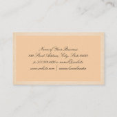 Eenvoudig en subtiel visitekaartje (Achterkant)