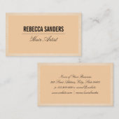 Eenvoudig en subtiel visitekaartje (Voorkant / Achterkant)