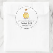 Eenvoudig etiket van met lavendel geïnfundeerde ho (Tas)