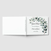 Eenvoudig Eucalyptus Bruiloft Gastenboek (Volledig)