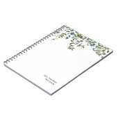 Eenvoudig Eucalyptus Greenery Teacher Gift Notitie Notitieboek (Linkerzijde)