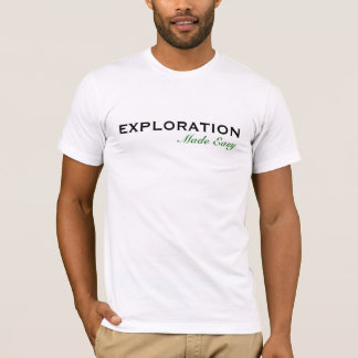 Eenvoudig exploratie t-shirt