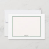 Eenvoudig expressienomp Hartelijk dank Bedankkaart (Achterkant)