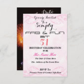 Eenvoudig FAB en FUN op 51 - Save The Date (Voorkant / Achterkant)