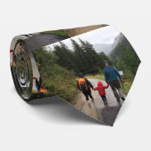 Eenvoudig familiefoto-patroon stropdas (Opgerold)