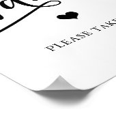 Eenvoudig FANS-teken voor Elegant Weddenschap Poster