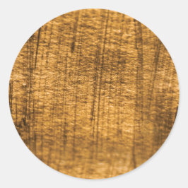 Eenvoudig Faux Gold. Ronde Sticker