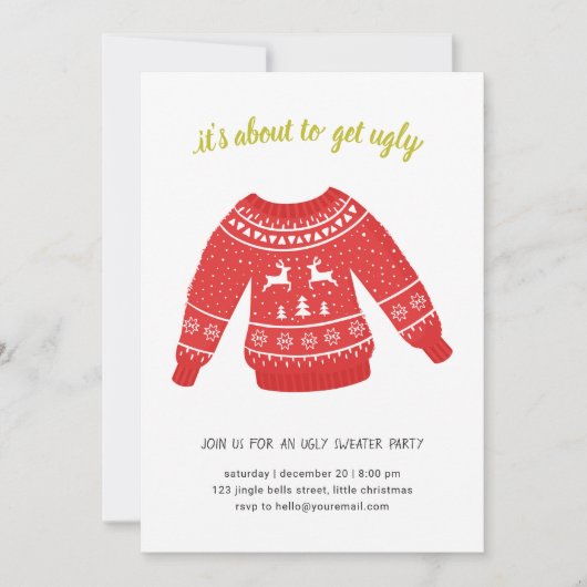 Eenvoudig feestdag met feestelijke feestelijke fee kaart (Voorkant)