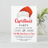 Eenvoudig feestelijk kerstfeest met kerstmis kaart (Staand voorkant)