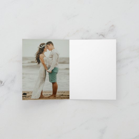 Eenvoudig filiaal Weddenschap Opmerking Bedankkaart (Binnen)