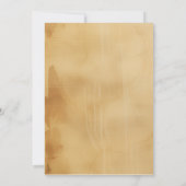 Eenvoudig Floral 21ste verjaardagsfeestje Kaart (Achterkant)