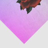 Eenvoudig Floral Patroon op Paars weefselpapier Tissuepapier (Detail)