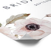 Eenvoudig Floral Vrijgezellenfeest Welkom Poster (Hoek)