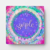  Eenvoudig Floral Whimsical Inspirerend Fotoplaat (Voorkant)