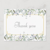 Eenvoudig Florence Script Business Hartelijk dank Briefkaart (Voorkant)