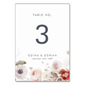 Eenvoudig Florence-tabelnummer Kaart (Voorkant)