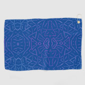 Eenvoudig Flutter Blue Golfhanddoek (Horizontaal)