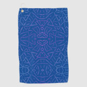 Eenvoudig Flutter Blue Golfhanddoek (Voorkant)