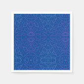 Eenvoudig Flutter Blue Servet (Voorkant)