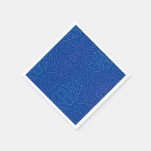 Eenvoudig Flutter Blue Servet (Hoek)