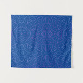 Eenvoudig Flutter Blue Wandkleed (Voorkant (horizontaal))