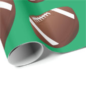 Eenvoudig Football (Amerikaans) cadeaupapier (Rol Hoek)