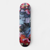 Eenvoudig formaat staat Gothic Love Mixed Media Un Skateboard (Voorkant)