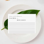 Eenvoudig formeel minimale advies over het huwelij<br><div class="desc">Eenvoudige en schone minimalistische huwelijksadvieskaarten.</div>