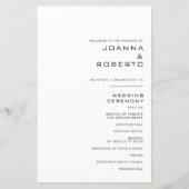 Eenvoudig formeel weddenschap (Voorkant)