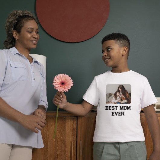Eenvoudig Foto Beste Moeder ooit moederdag T-shirt