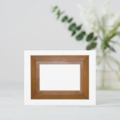 Eenvoudig foto-lijst briefkaart (Staand voorkant)