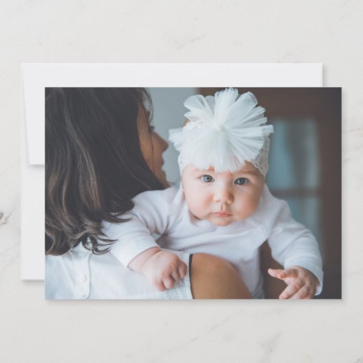 Eenvoudig foto peetoom voorstel kaart (Achterkant)