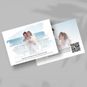 Eenvoudig Foto Save the Date Huwelijksscript
