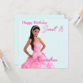 Eenvoudig foto uploaden Naam toevoegen Gelukkige v Kaart (Voorkant / Achterkant in situ)