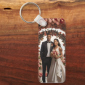 Eenvoudig foto Verloving Sleutelhanger (Voorkant)