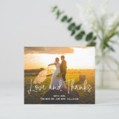 Eenvoudig fotobudget Weddenschap Hartelijk dank (Staand voorkant)