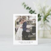 Eenvoudig fotobudget Weddenschap Hartelijk dank (Staand voorkant)